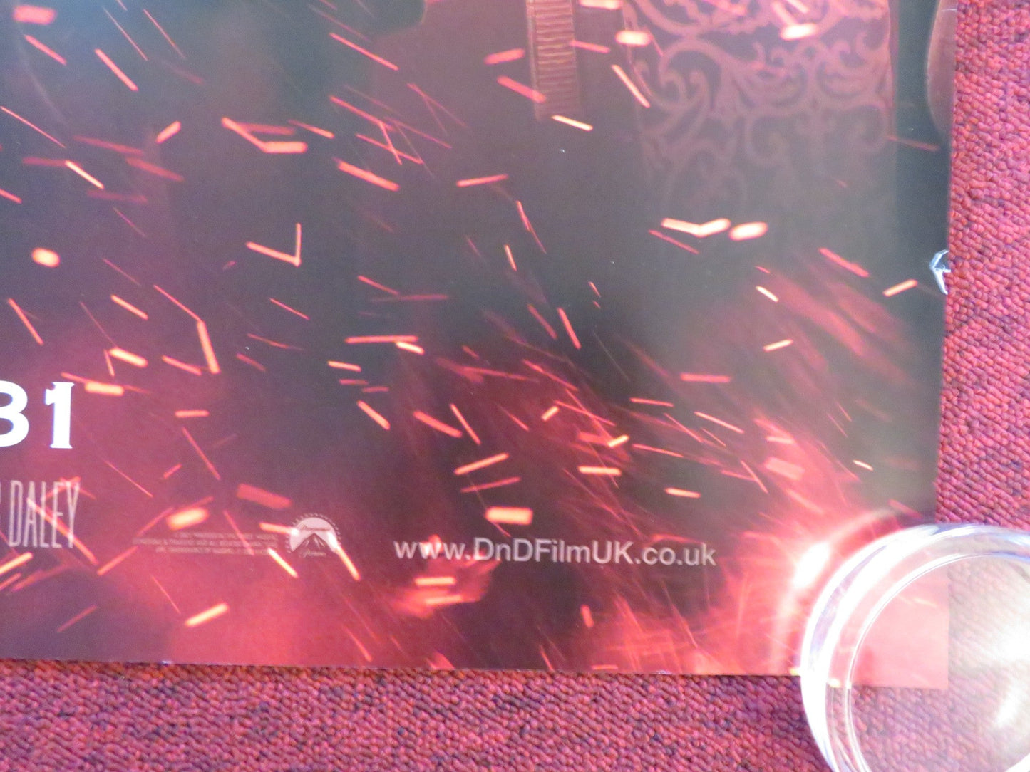 DUNGEONS AND DRAGONS: HONOUR AMONG THIEVES UK QUAD ROLLED POSTER CHRIS PINE 2023 Rendezvous Cinema Movie posters