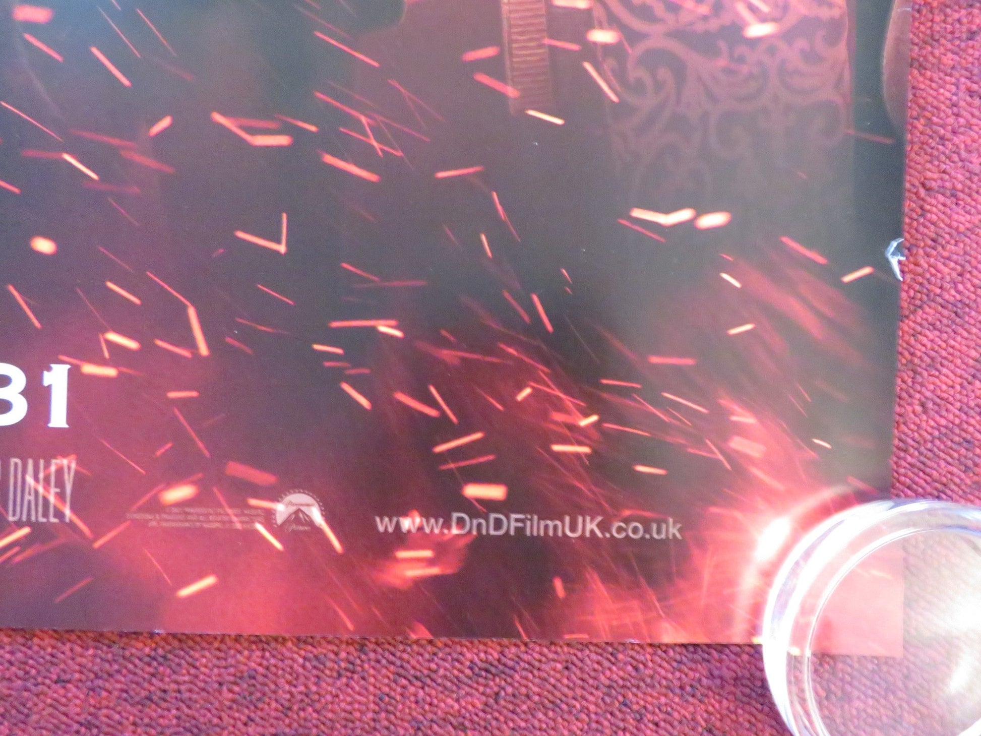 DUNGEONS AND DRAGONS: HONOUR AMONG THIEVES UK QUAD ROLLED POSTER CHRIS PINE 2023 Rendezvous Cinema Movie posters