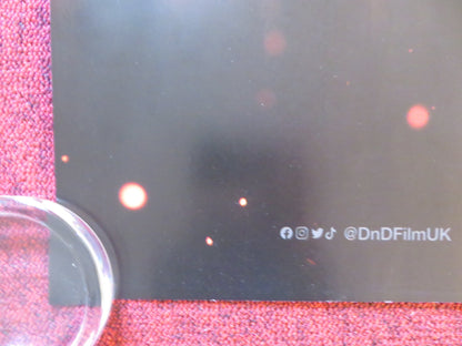 DUNGEONS AND DRAGONS: HONOUR AMONG THIEVES UK QUAD ROLLED POSTER CHRIS PINE 2023 Rendezvous Cinema Movie posters