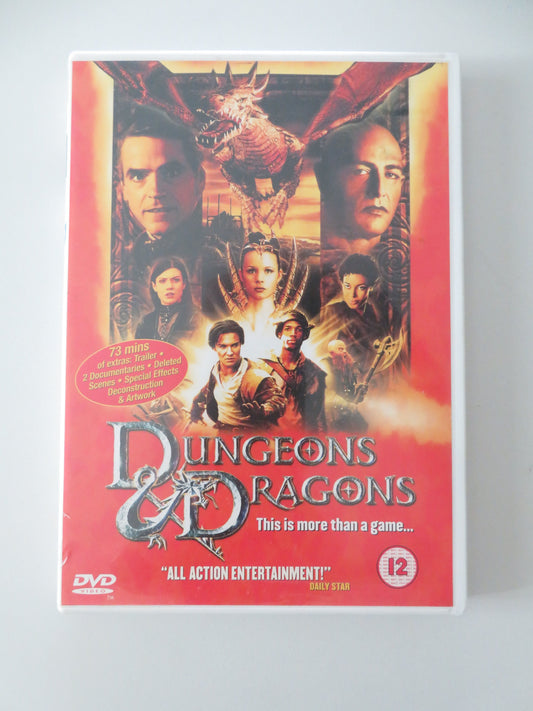 Dungeons & Dragons (DVD) Justin Whalin Jeremy Irons Thora Birch 2000 Region 2 Movie posters