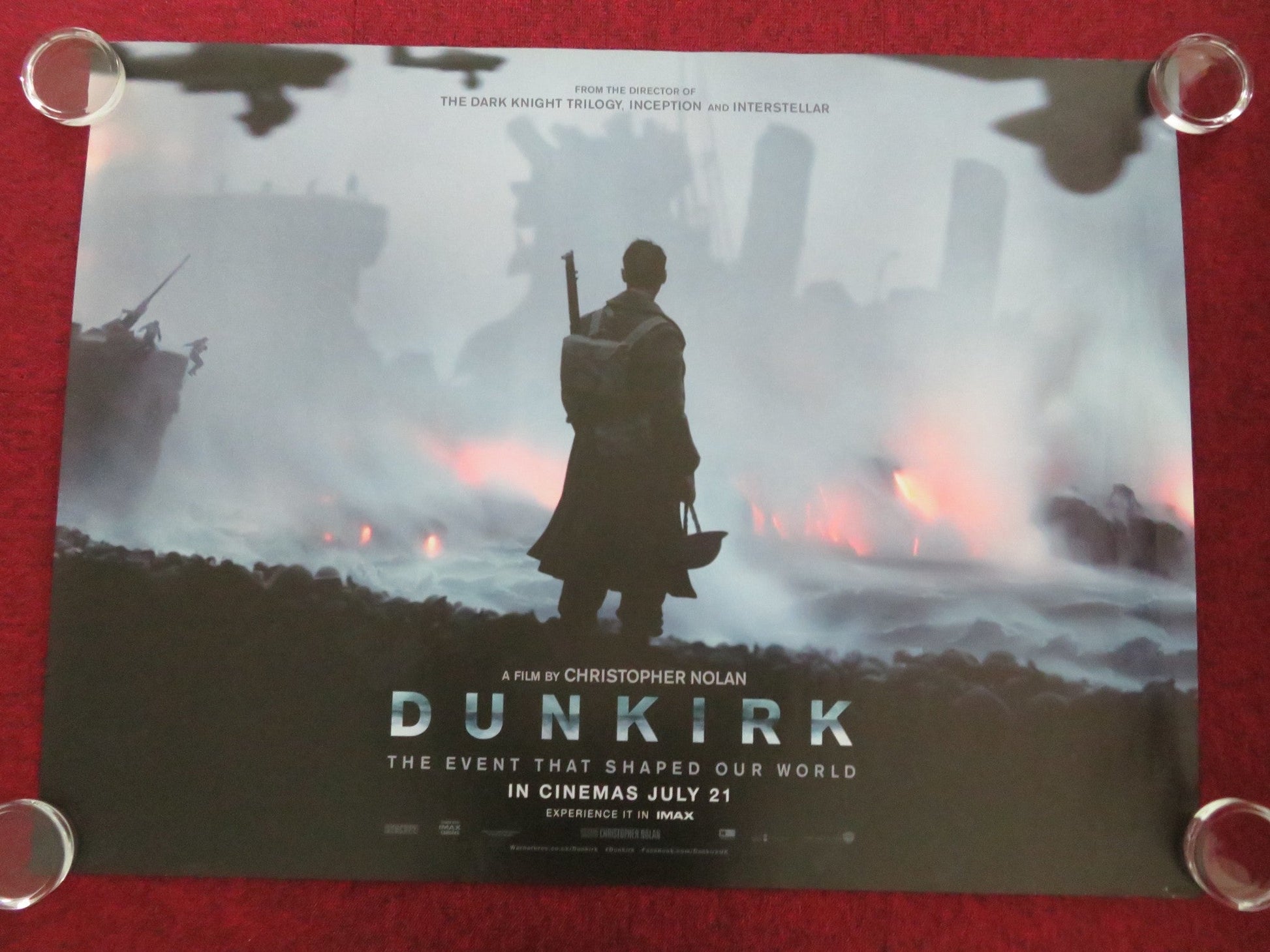 DUNKIRK UK QUAD ROLLED POSTER FIONN WHITEHEAD TOM HARDY MARK RYLANCE 2017 Movie posters