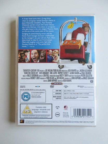 DUNSTON CHECKS IN (DVD) JASON ALEXANDER FAYE DUNAWAY 1996 REGION 2 Movie posters