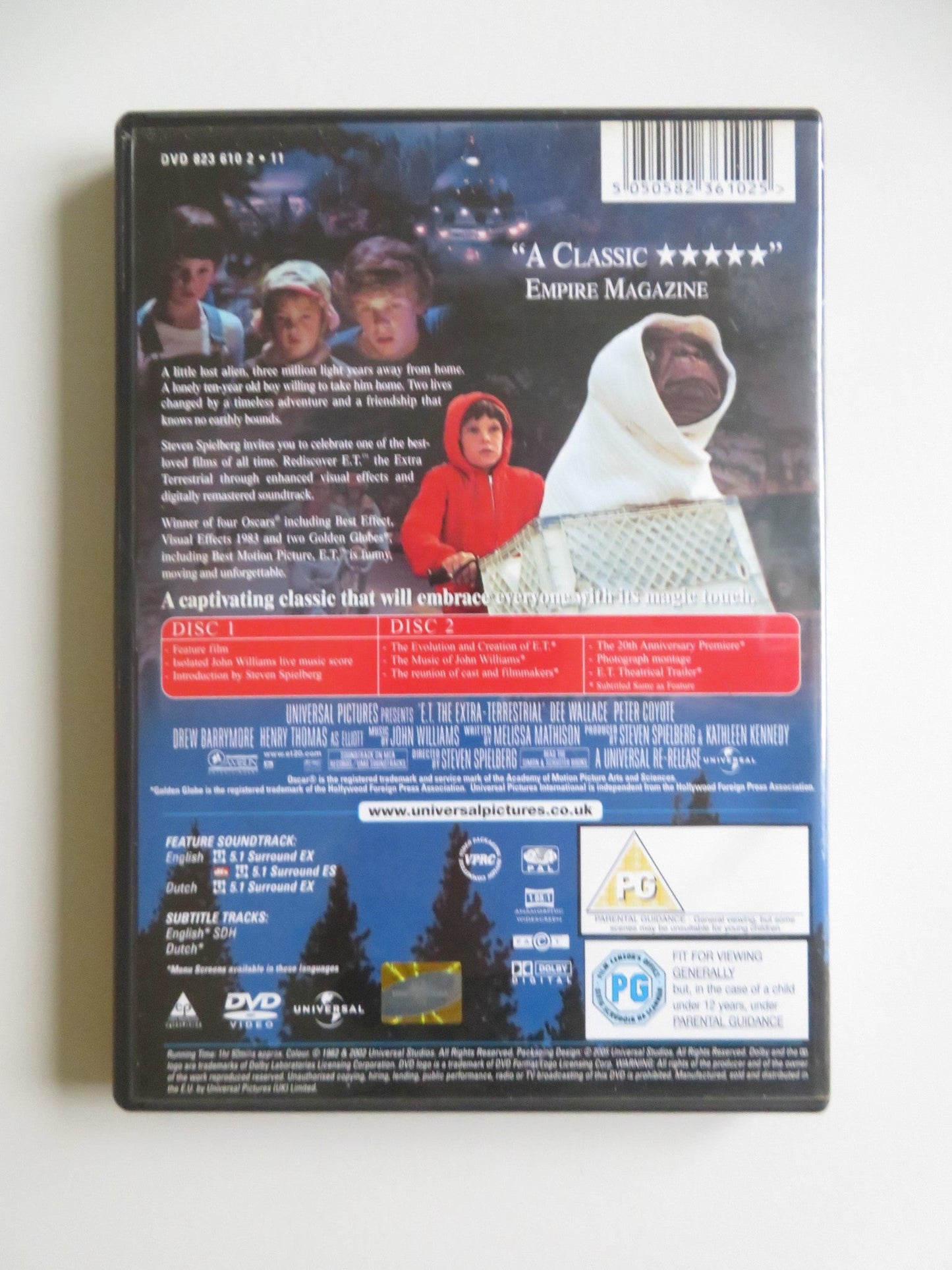 E. T. THE EXTRA - TERRESTRIAL - SPECIAL EDITION (DVD) HENRY THOMAS 1982 REGION 2 Movie posters