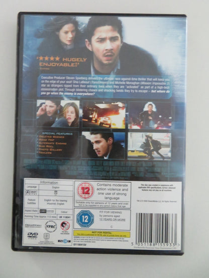 EAGLE EYE (DVD) SHIA LABEOUF MICHELLE MONAGHAN 2008 REGION 2 Movie posters