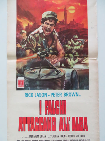 EAGLES ATTACK AT DAWN ITALIAN LOCANDINA POSTER YEHORAM GAON JOSEPH SHILOACH 1970 Movie posters
