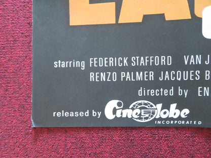 EAGLES OVER LONDON FOLDED US ONE SHEET POSTER FREDERICK STAFFORD R1973 Rendezvous Cinema Movie posters