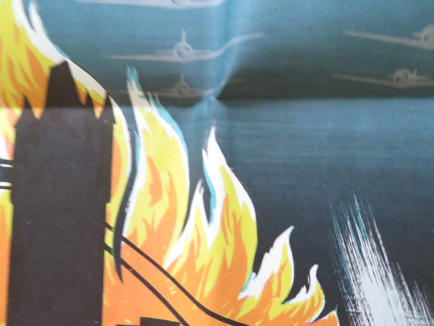 EAGLES OVER LONDON FOLDED US ONE SHEET POSTER FREDERICK STAFFORD R1973 Rendezvous Cinema Movie posters