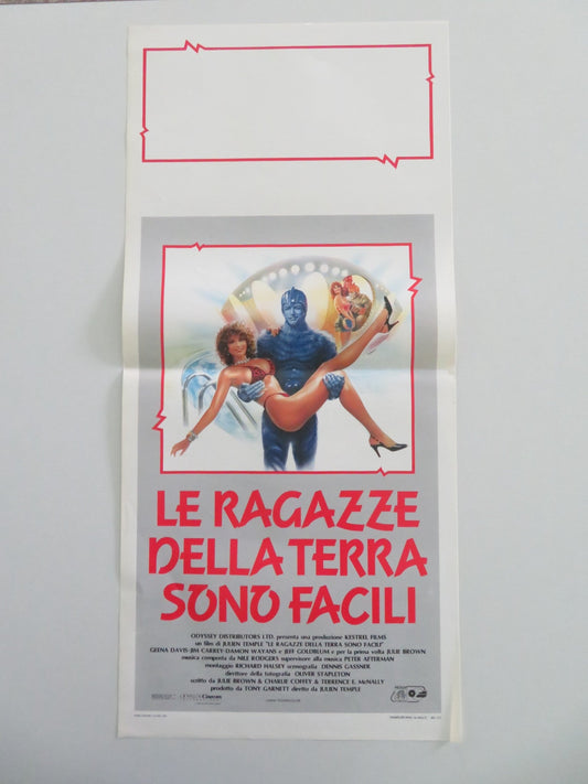 Earth Girls Are Easy Italian Locandina Poster Jeff Goldblum Jim Carrey 1988 Movie posters