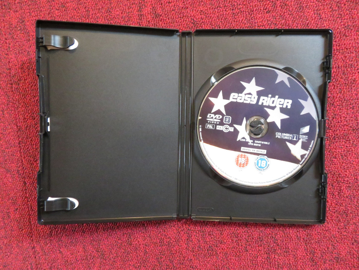 EASY RIDER (DVD) PETER FONDA DENNIS HOPPER JACK NICHOLSON 1969 REGION 2 Rendezvous Cinema Movie posters