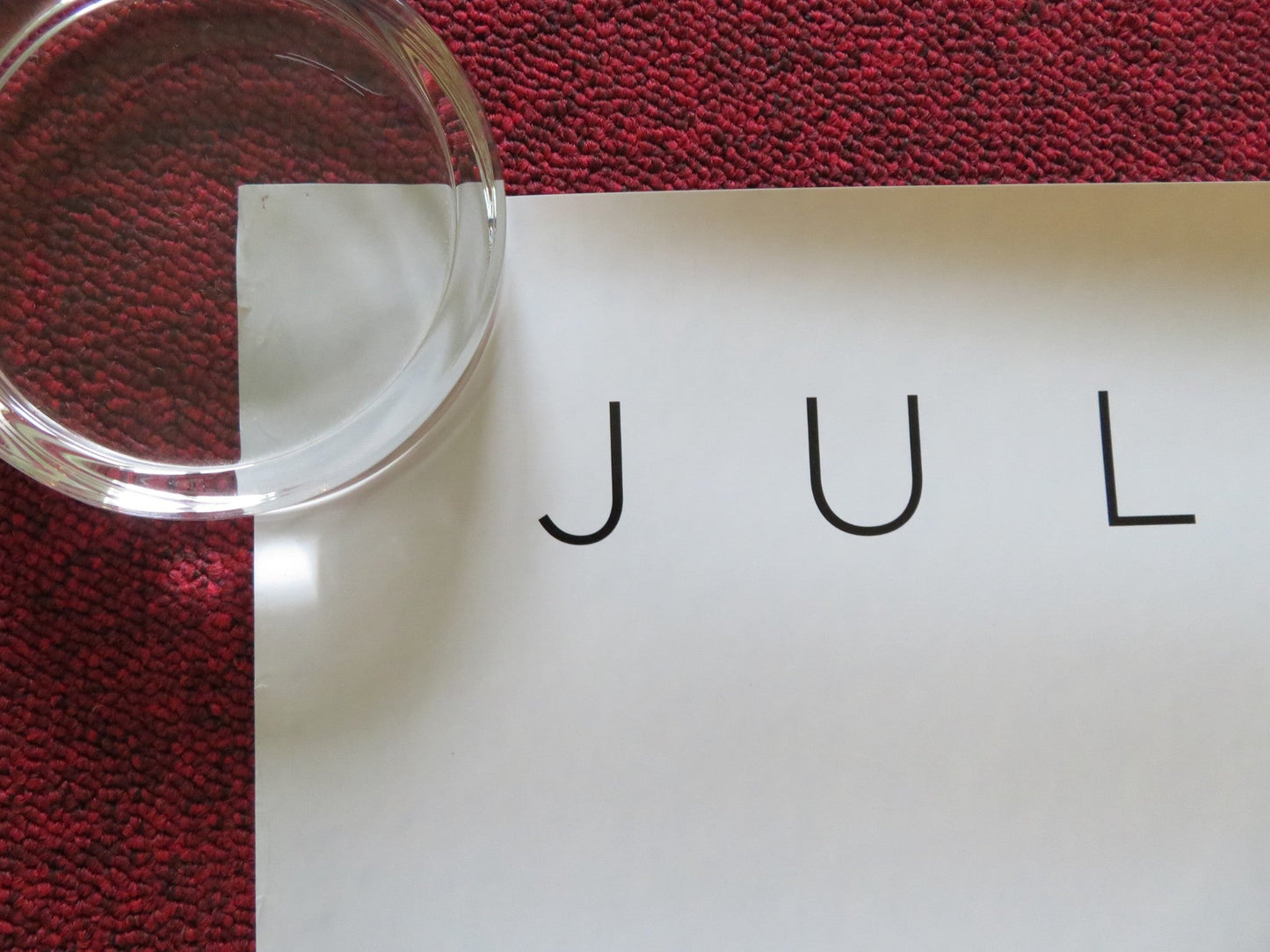 EAT PRAY LOVE US ONE SHEET ROLLED POSTER JULIA ROBERTS BILLY CRUDUP 2010 Rendezvous Cinema Movie posters