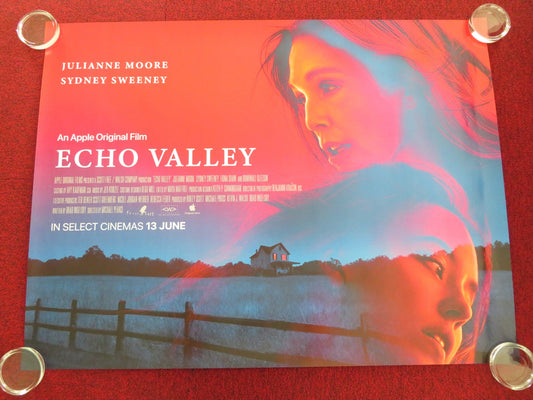 ECHO VALLEY UK QUAD ROLLED POSTER JULIANNE MOORE SYDNEY SWEENEY 2025 Movie posters