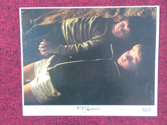 ECHOES OF A SUMMER - 5 LOBBY CARD RICHARD HARRIS LOIS NETTLETON 1976 Rendezvous Cinema Movie posters