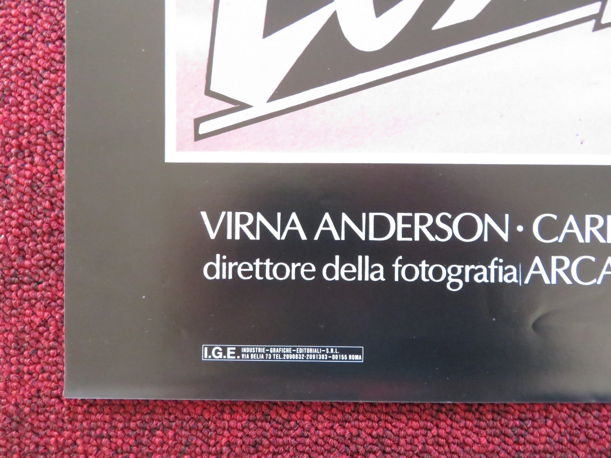 ECSTASY - B ITALIAN FOTOBUSTA POSTER MOANA POZZI VIRNA ANDERSON 1989 Rendezvous Cinema Movie posters