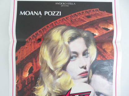 Ecstasy Italian Locandina Poster Moana Pozzi Carrie Janisse 1989 Movie posters