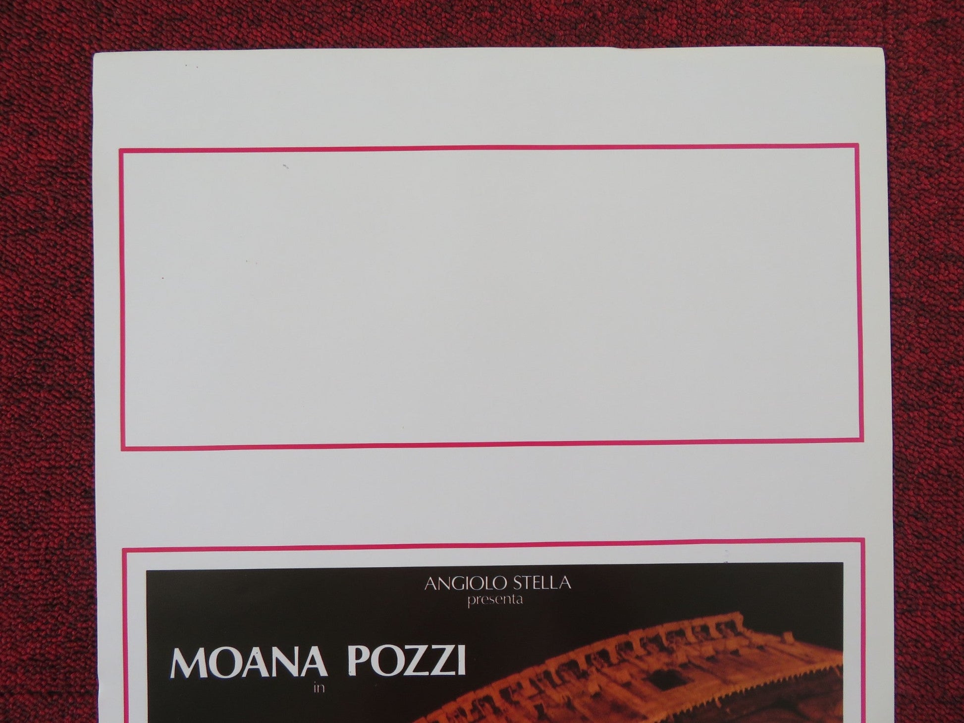 ECSTASY ITALIAN LOCANDINA POSTER MOANA POZZI VIRNA ANDERSON 1989 Rendezvous Cinema Movie posters