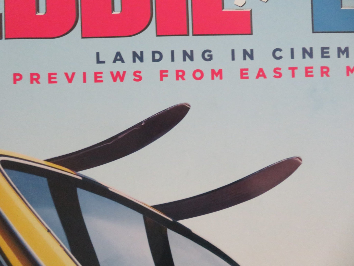 EDDIE THE EAGLE UK QUAD ROLLED POSTER TARON EGERTON HUGH JACKMAN 2015 - Rendezvous Cinema