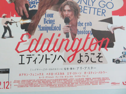 Eddington Japanese Chirashi (B5) Poster Joaquin Phoenix Deirdre O'Connell 2025 Movie posters