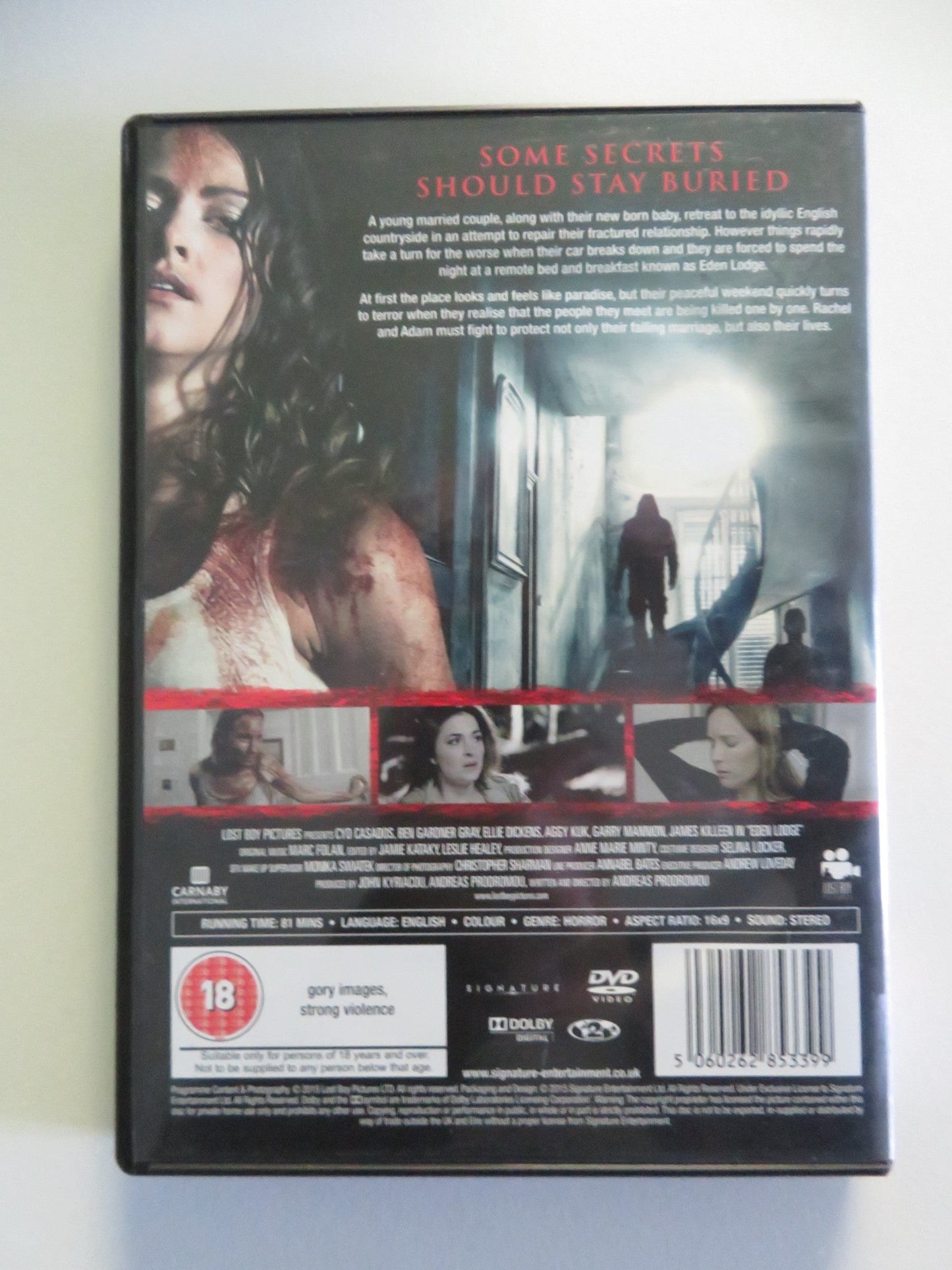 EDEN LODGE (DVD) CYD CASADOS BEN GARDNER GRAY 2015 REGION 2 Movie posters