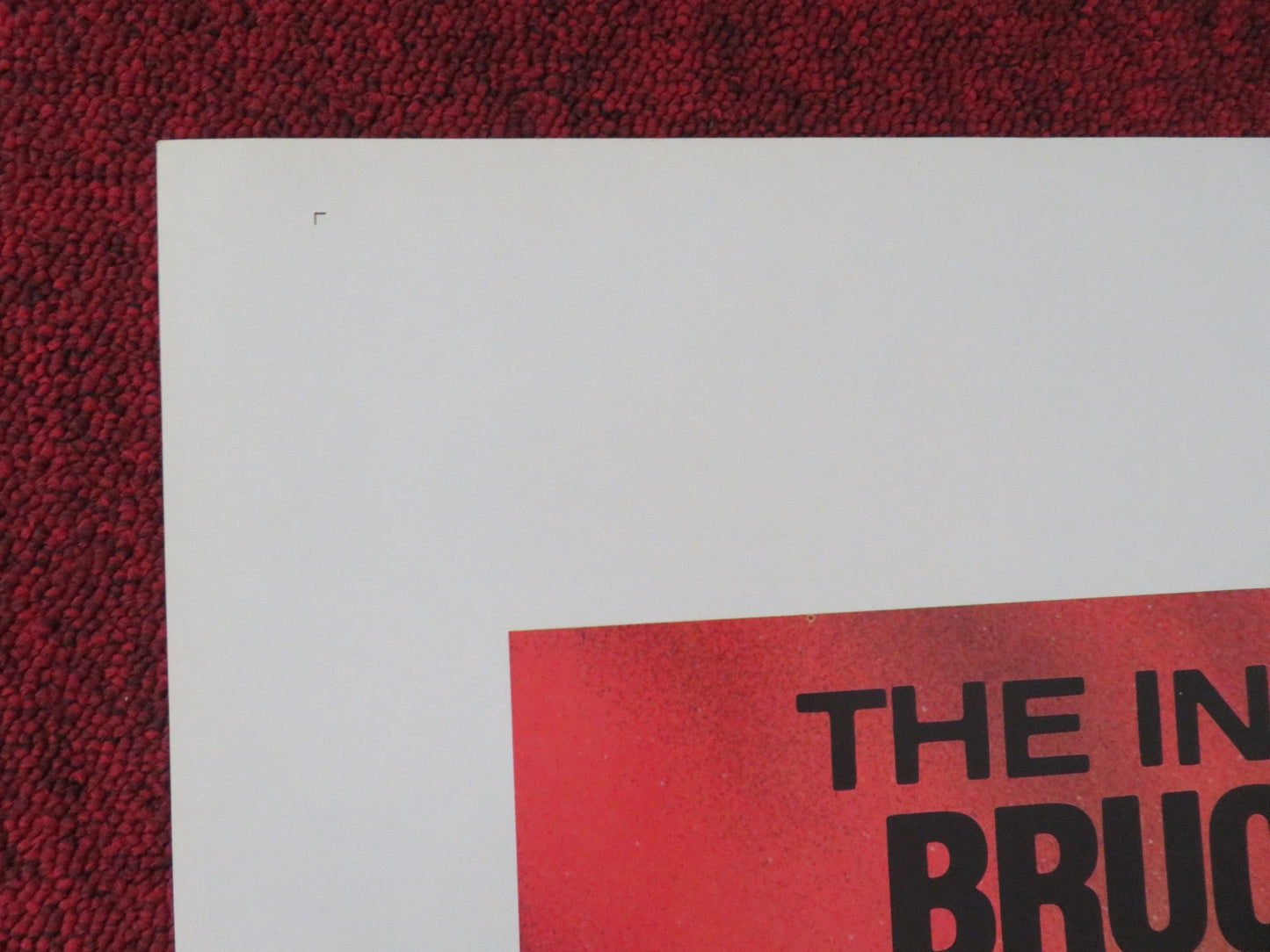 EDGE OF FURY FOLDED US ONE SHEET POSTER BRUCE LI YASUAKI KURATA 1978 Movie posters