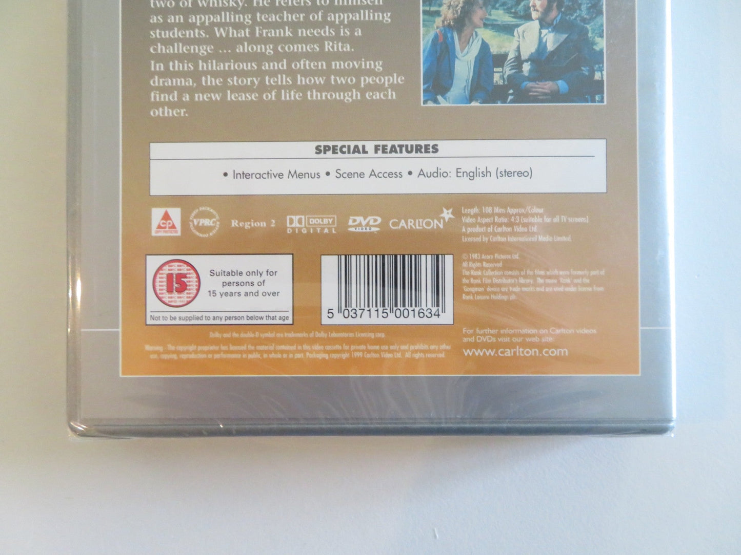 EDUCATING RITA - A (DVD) MICHAEL CAINE JULIE WALTERS 1983 REGION 2 Rendezvous Cinema Movie posters