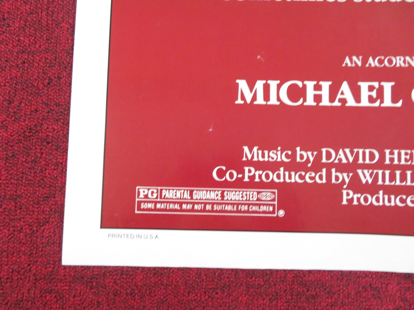 EDUCATING RITA FOLDED US ONE SHEET POSTER MICHAEL CAINE JULIE WALTERS 1983 Rendezvous Cinema Movie posters