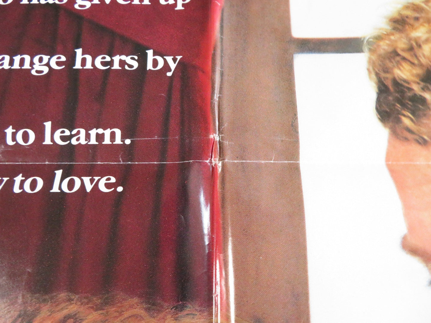 EDUCATING RITA FOLDED US ONE SHEET POSTER MICHAEL CAINE JULIE WALTERS 1983 Rendezvous Cinema Movie posters