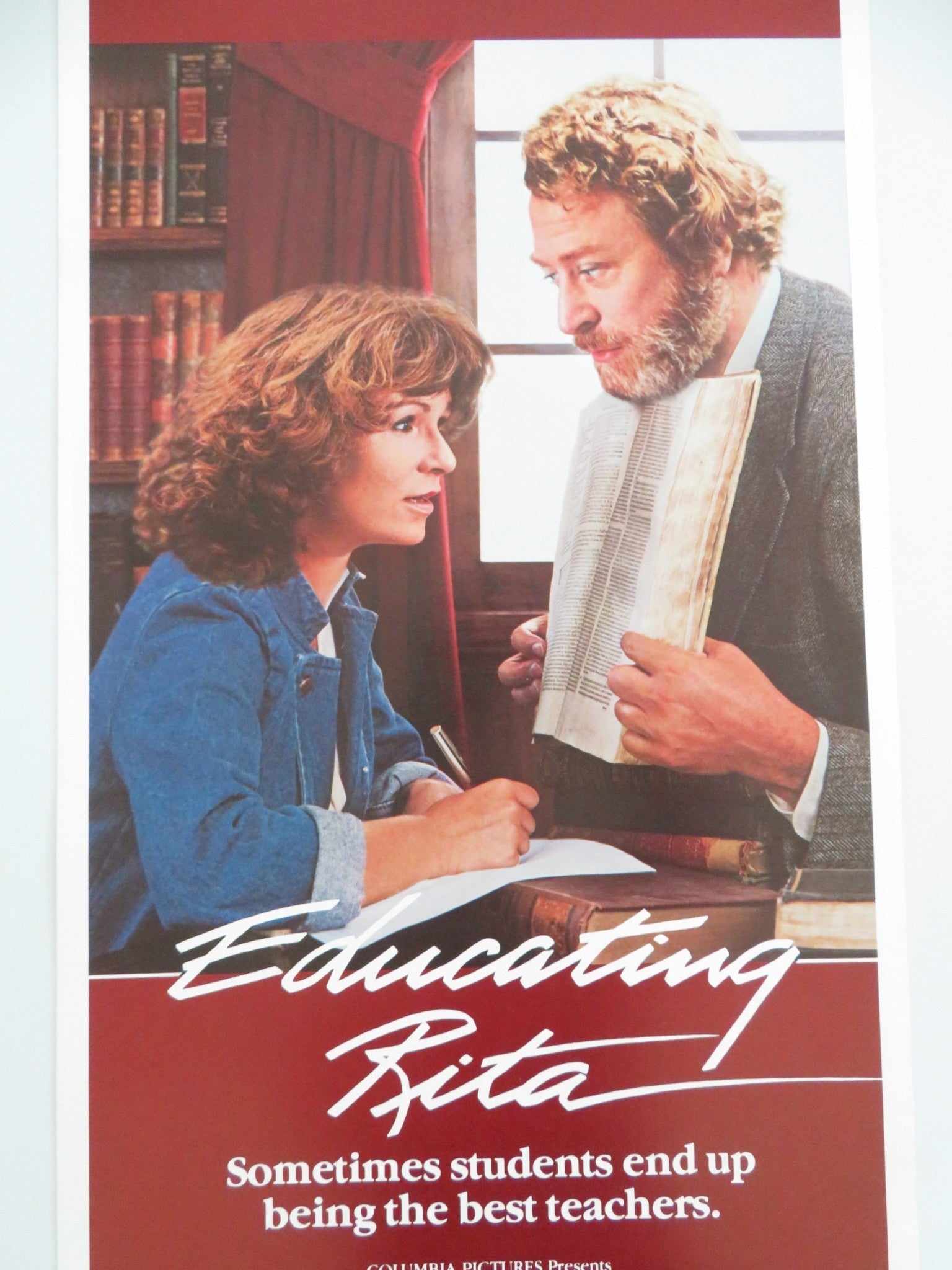 EDUCATING RITA US INSERT POSTER MICHAEL CAINE JULIE WALTERS 1983 Movie posters