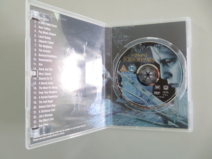 EDWARD SCISSORHANDS - B (DVD) JOHNNY DEPP WINONA RYDER 1990 REGION 2 Movie posters