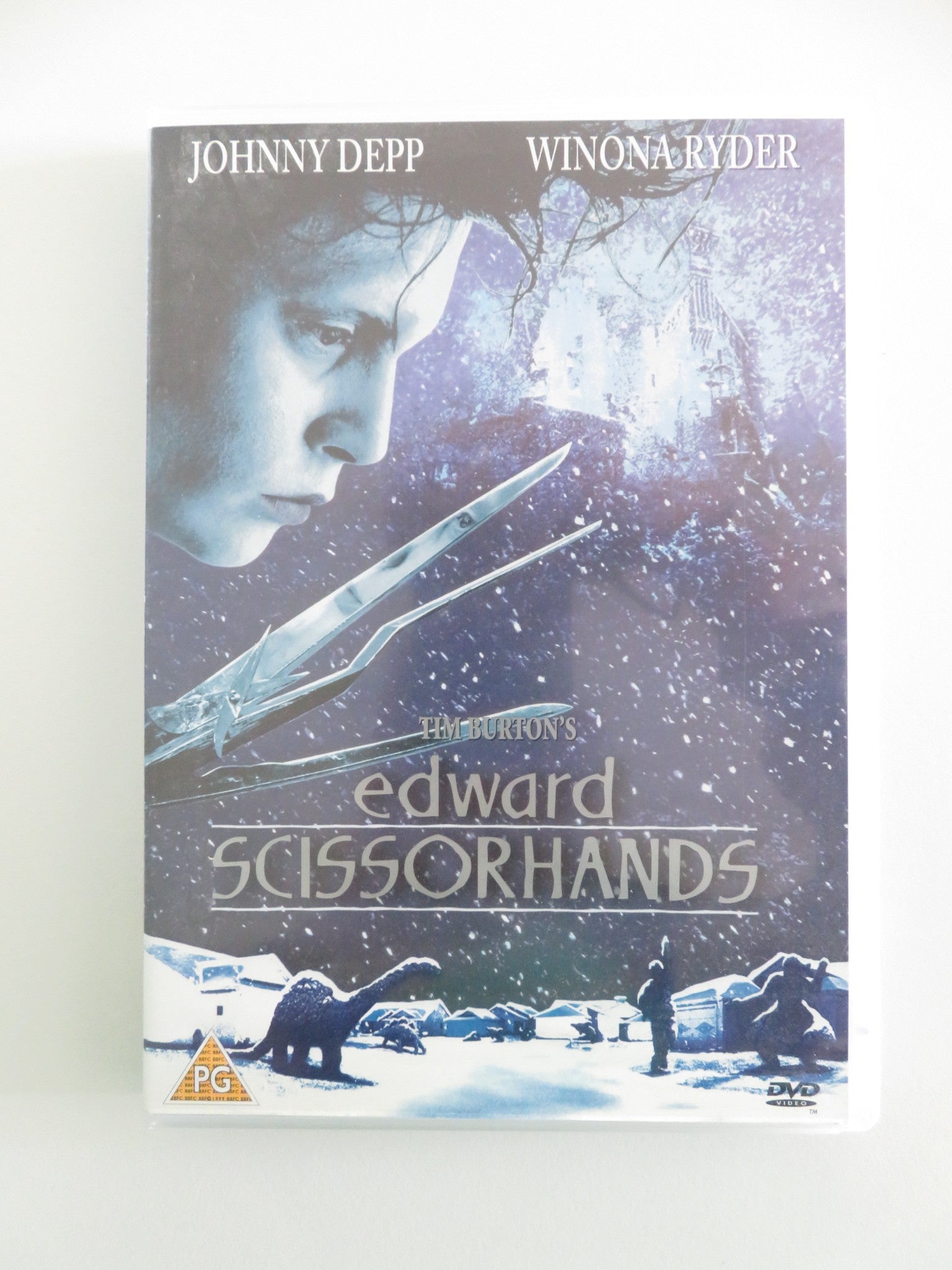 EDWARD SCISSORHANDS - B (DVD) JOHNNY DEPP WINONA RYDER 1990 REGION 2 Movie posters