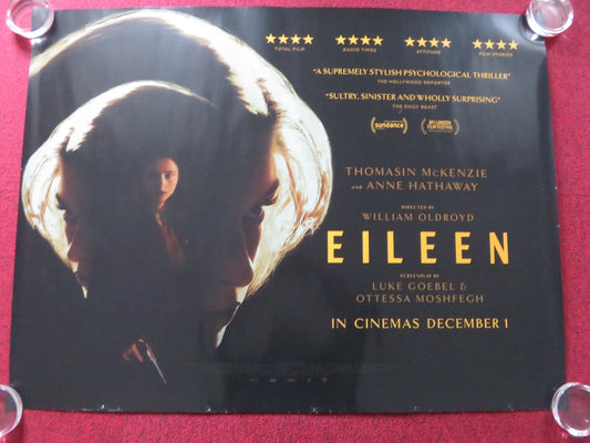 EILEEN UK QUAD ROLLED POSTER THOMASIN MCKENZIE ANNE HATHAWAY 2023 Rendezvous Cinema Movie posters