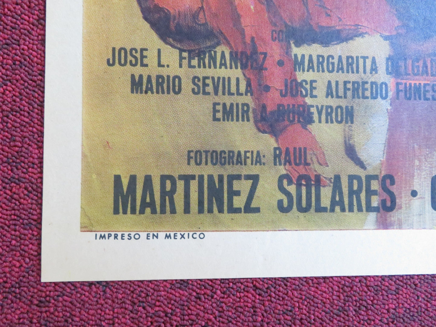 EL AMOR NO ES PECADO FOLDED MEXICAN SHEET POSTER MARGA LOPEZ 1965 Rendezvous Cinema Movie posters