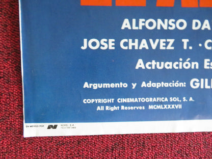 EL ANSIA DE MATAR MEXICAN POSTER FOLDED MARIO ALMADA JORGE LUKE 1987 Rendezvous Cinema Movie posters
