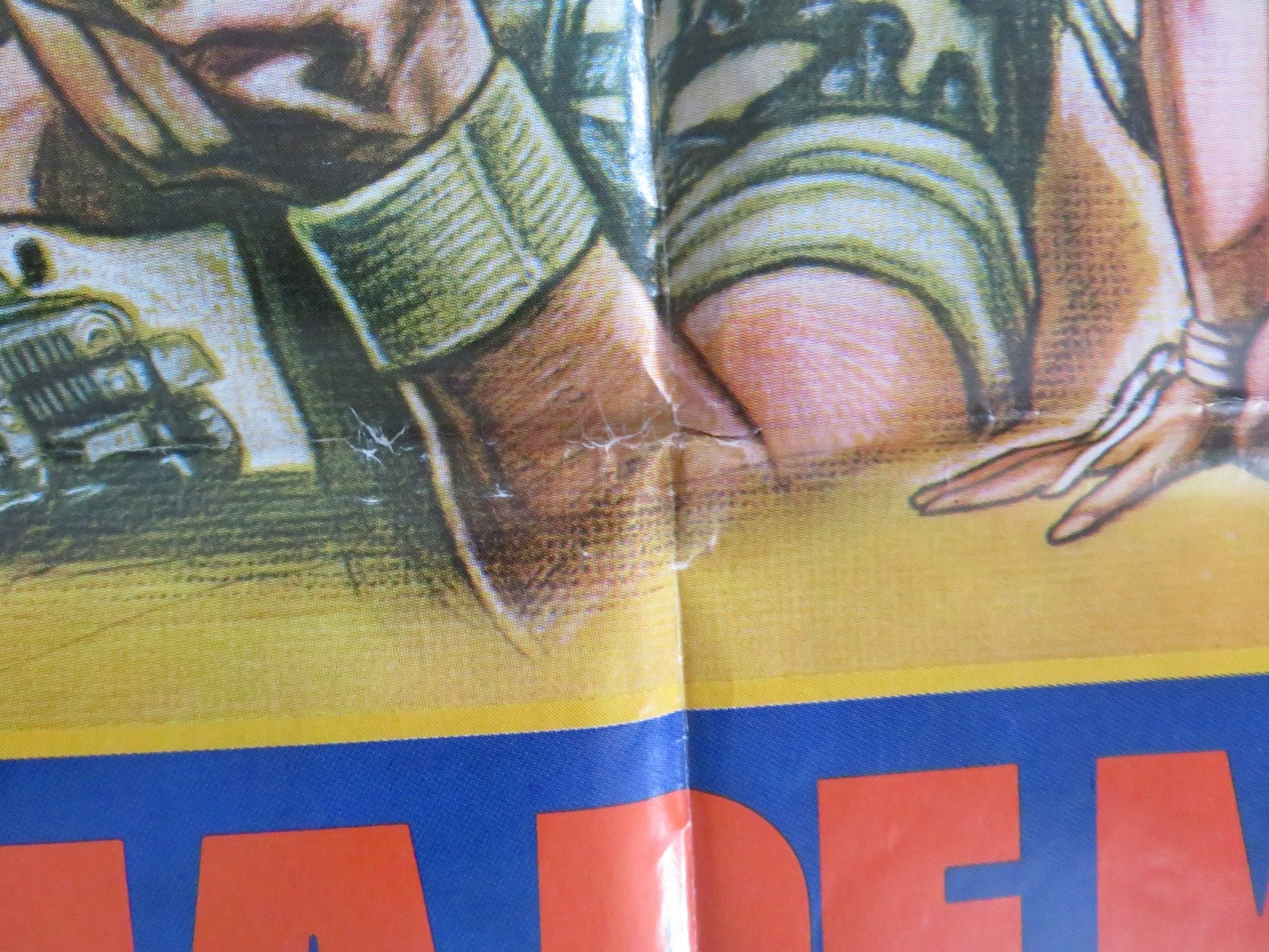 EL ANSIA DE MATAR MEXICAN POSTER FOLDED MARIO ALMADA JORGE LUKE 1987 Rendezvous Cinema Movie posters