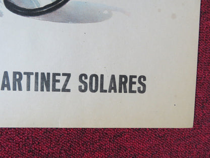 EL BUENO PARA NADA FOLDED MEXICAN SHEET POSTER GASPAR HENAAINE LINA MARIN 1973 Rendezvous Cinema Movie posters