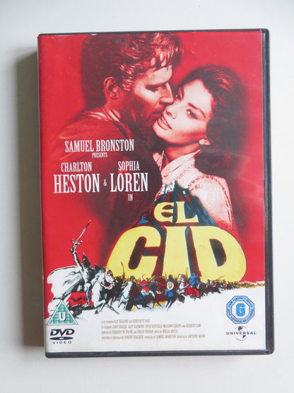 EL CID (DVD) CHARLTON HESTON SOPHIAN LOREN 1961 REGION 2 Movie posters
