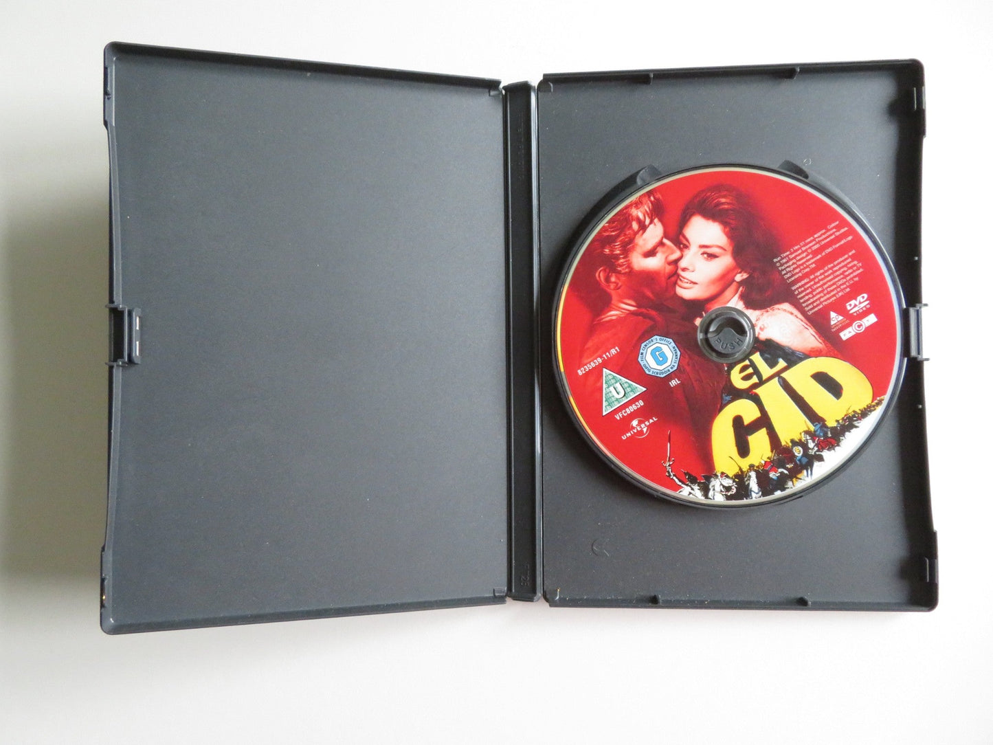 EL CID (DVD) CHARLTON HESTON SOPHIAN LOREN 1961 REGION 2 Movie posters