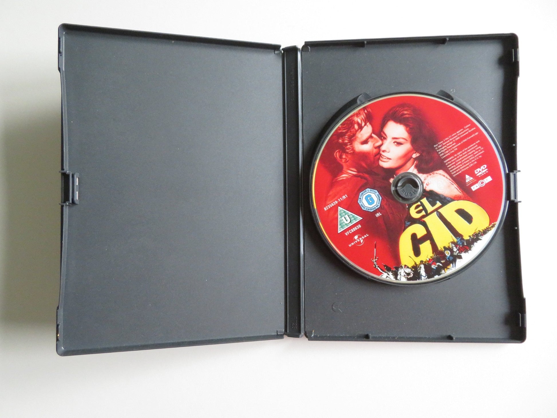 EL CID (DVD) CHARLTON HESTON SOPHIAN LOREN 1961 REGION 2 Movie posters