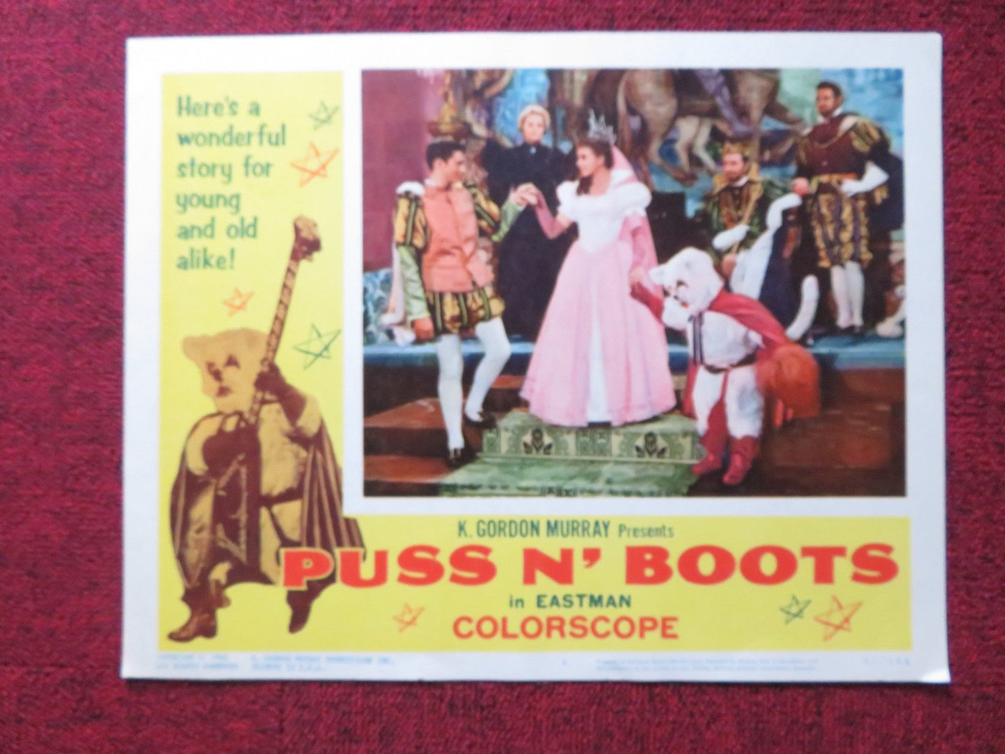 EL GATO CON BOTAS / PUSS N' BOOTS US LOBBY CARD FULL SET K. GORDON MURRAY 1963 Rendezvous Cinema Movie posters