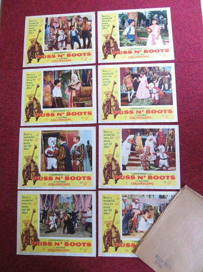 EL GATO CON BOTAS / PUSS N' BOOTS US LOBBY CARD FULL SET K. GORDON MURRAY 1963 Rendezvous Cinema Movie posters
