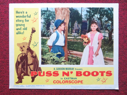 EL GATO CON BOTAS / PUSS N' BOOTS US LOBBY CARD FULL SET K. GORDON MURRAY 1963 Rendezvous Cinema Movie posters