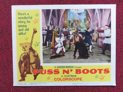 EL GATO CON BOTAS / PUSS N' BOOTS US LOBBY CARD FULL SET K. GORDON MURRAY 1963 Rendezvous Cinema Movie posters