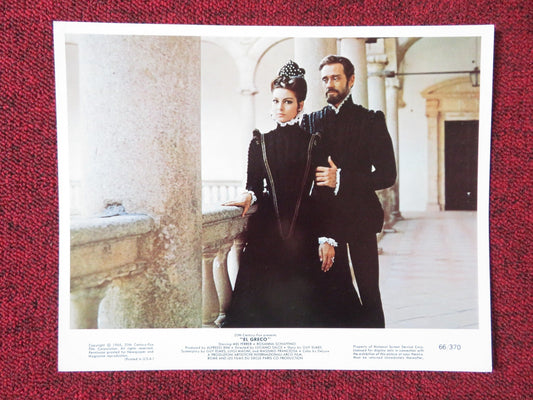 EL GRECO LOBBY CARD MEL FERRER ROSANNA SCHIAFFINO 1966 Rendezvous Cinema Movie posters
