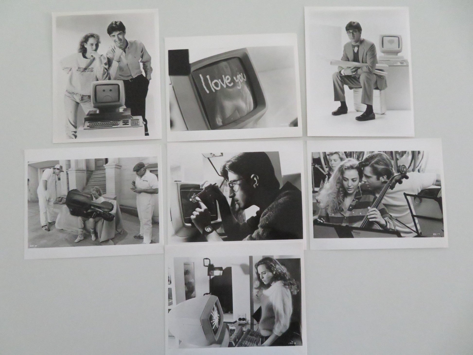 ELECTRIC DREAMS MOVIE STILL PHOTO LOT OF 7 VIRGINIA MADSEN LENNY VON DOHLEN 1984 Movie posters