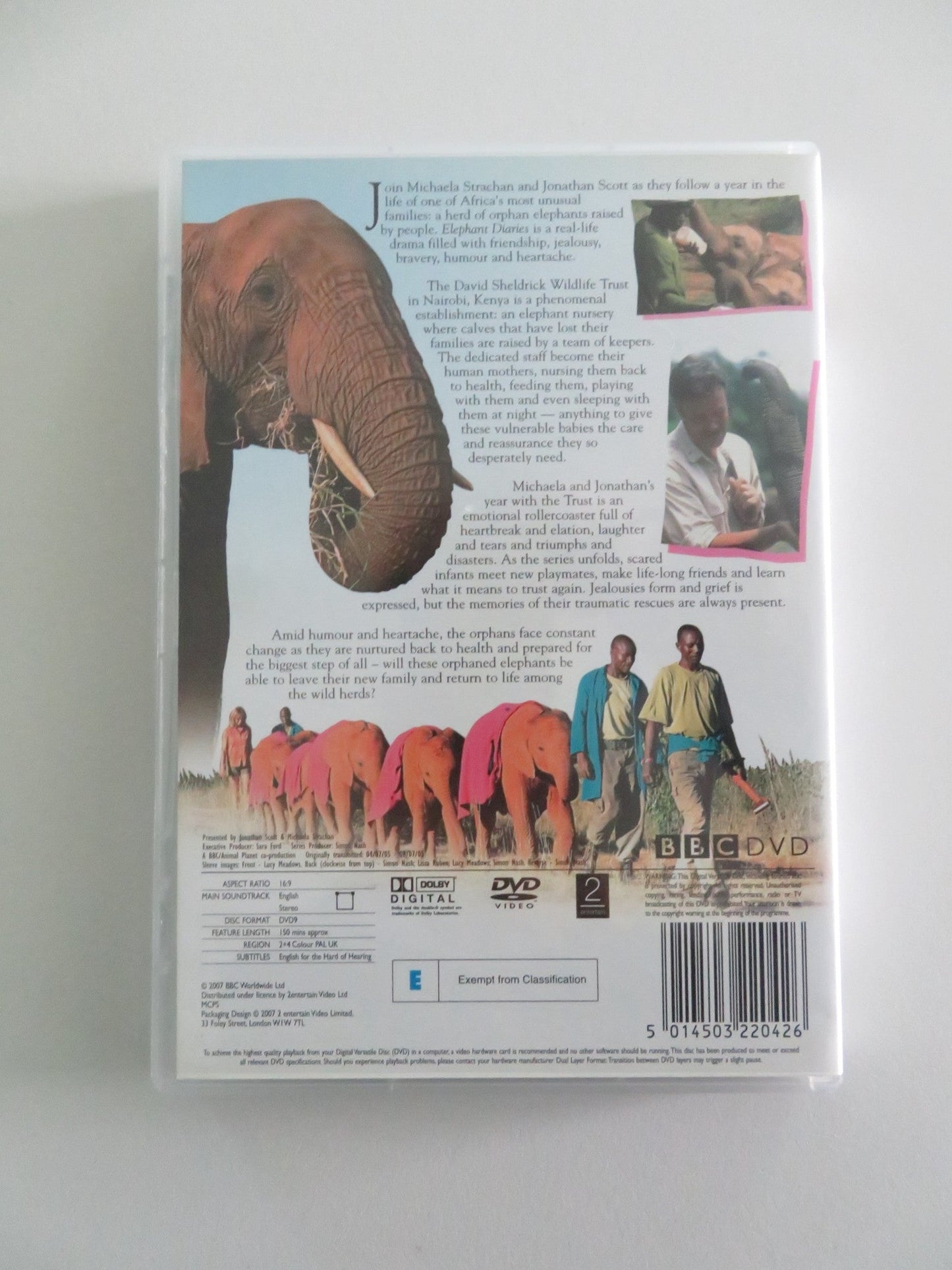 ELEPHANT DIARIES - SERIES 1 (DVD) MICHAELA STRACHAN J. SCOTT 2005 REGION 2,4 Rendezvous Cinema Movie posters