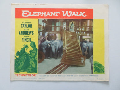 ELEPHANT WALK - #1 US LOBBY CARD ELIZABETH TAYLOR DANA ANDREWS 1953 Rendezvous Cinema Movie posters