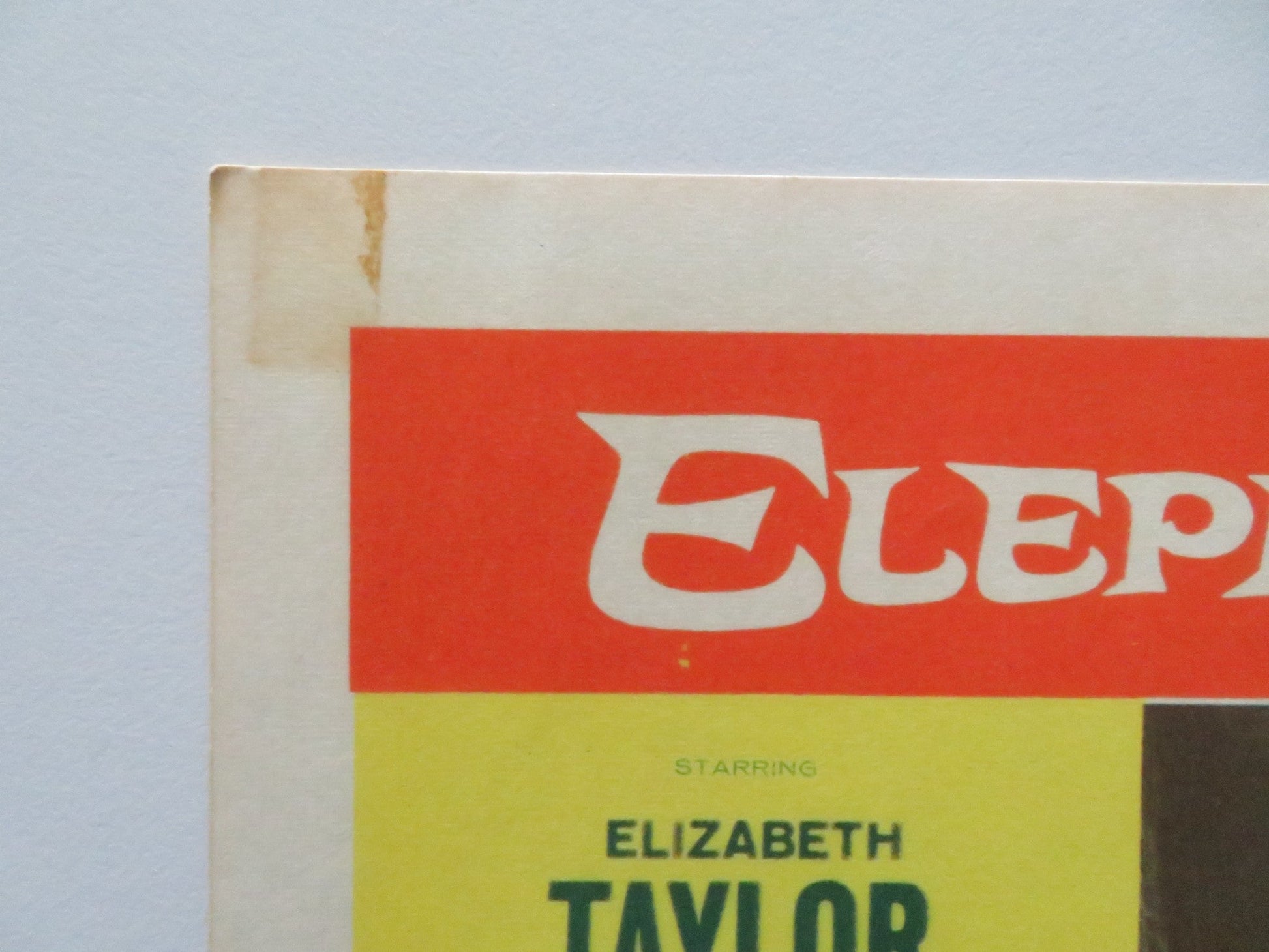 ELEPHANT WALK - #3 US LOBBY CARD ELIZABETH TAYLOR DANA ANDREWS 1953 Rendezvous Cinema Movie posters