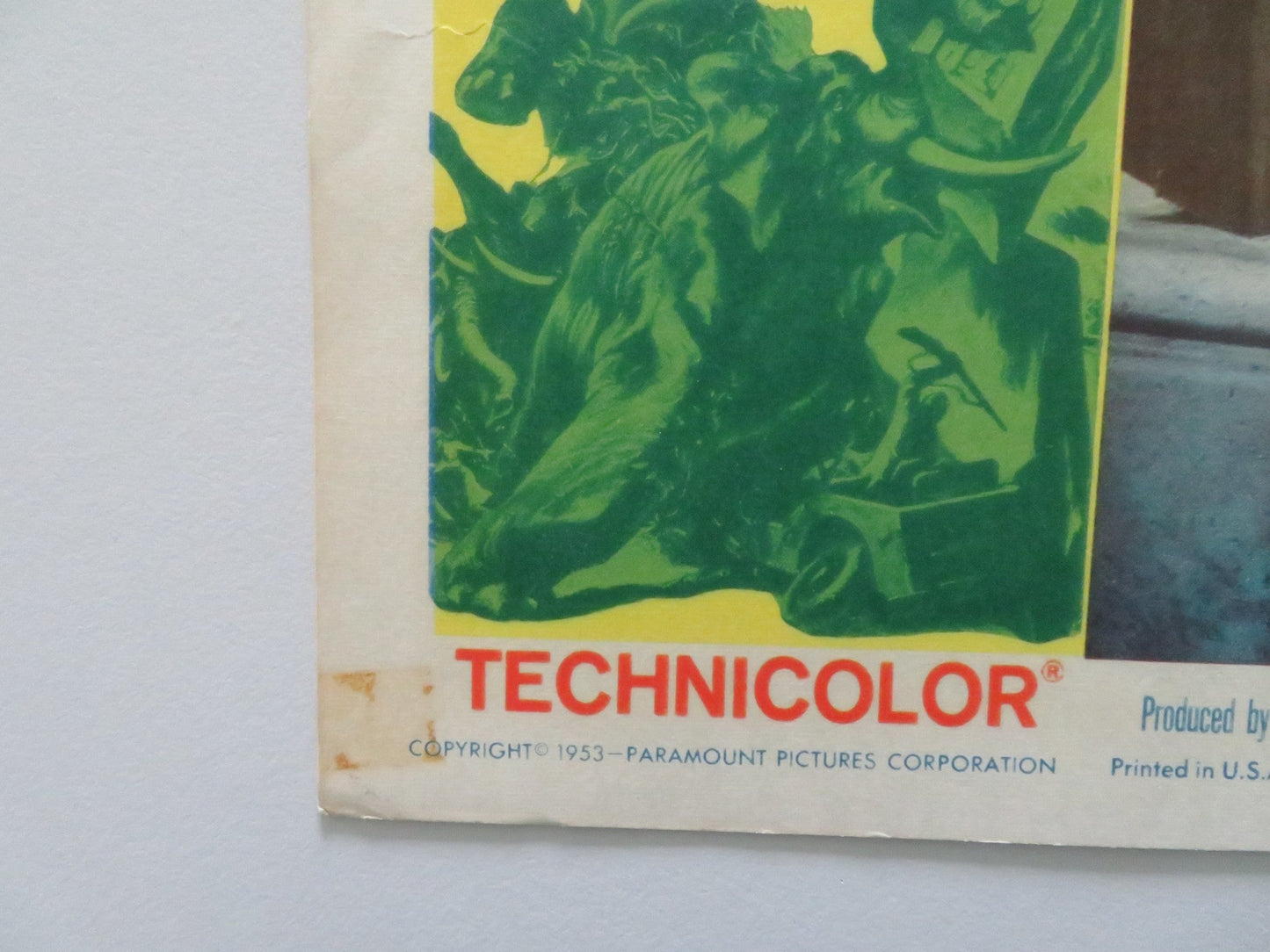 ELEPHANT WALK - #3 US LOBBY CARD ELIZABETH TAYLOR DANA ANDREWS 1953 Rendezvous Cinema Movie posters