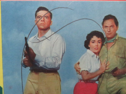 ELEPHANT WALK - #6 US LOBBY CARD ELIZABETH TAYLOR DANA ANDREWS 1953 Rendezvous Cinema Movie posters