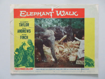 ELEPHANT WALK - #8 US LOBBY CARD ELIZABETH TAYLOR DANA ANDREWS 1953 Rendezvous Cinema Movie posters