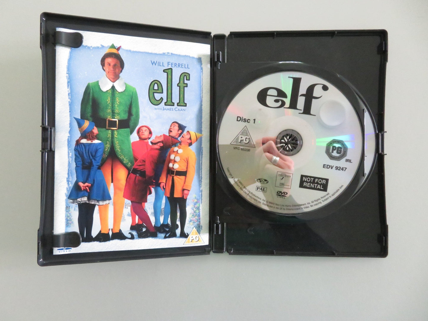 ELF (DVD) WILL FERRELL JAMES CAAN 2003 REGION 2 Movie posters